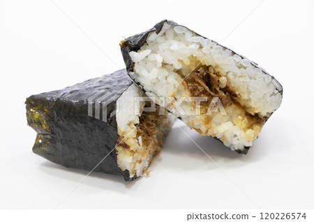 Rice balls with bonito flakes Rice balls with bonito flakes 120226574