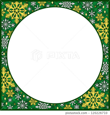 聖誕風格雪花框架 120226710
