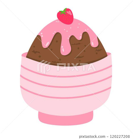 delicious bingsu with strawberry flavor 120227208
