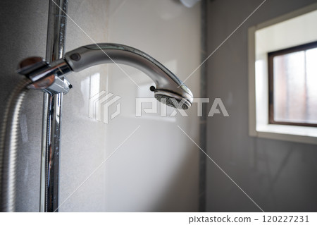 Shower head in the bathroom 120227231