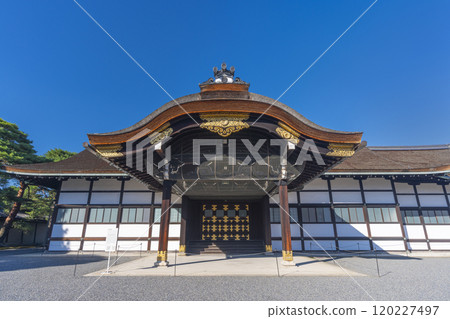 秋天的京都御所新御所 120227497