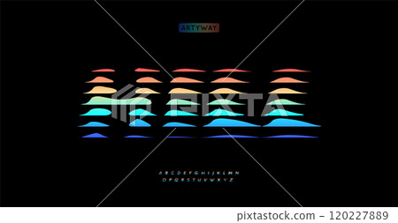 Letters like ocean cliffs for surf headlines and logos. Font like piles of trash and plastic for recycling. Alphabet like sand or hilly landscape for nature logos and headlines. Vector typeset Letters like ocean cliffs for surf headlines and logos. Font like piles of trash and plastic for recycling. Alphabet like sand or hilly landscape for nature logos and headlines. Vector typeset 120227889