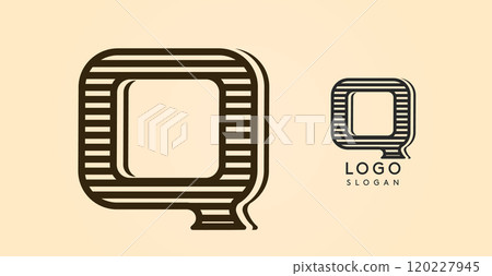 Vintage western letter Q, country stylish old lettermark for retro bar logo, BBQ cafe, tattoo salon, saloon plaque, alcohol label. Vector illustration 120227945