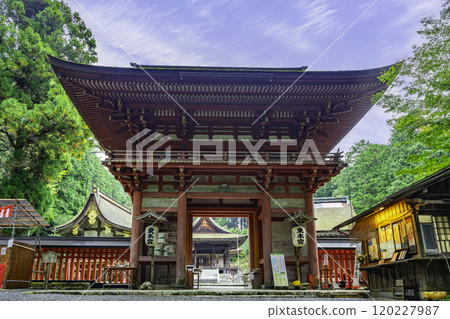 坂本日吉大社 東本宮塔門 滋賀郡大津市 坂本日吉大社 東本宮塔門 滋賀郡大津市 120227987