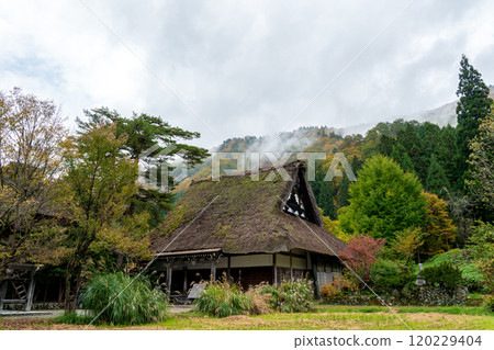 Shirakawa-go Autumn leaves World Heritage Gifu Prefecture 2024 Shirakawa-go Autumn leaves World Heritage Gifu Prefecture 2024 120229404