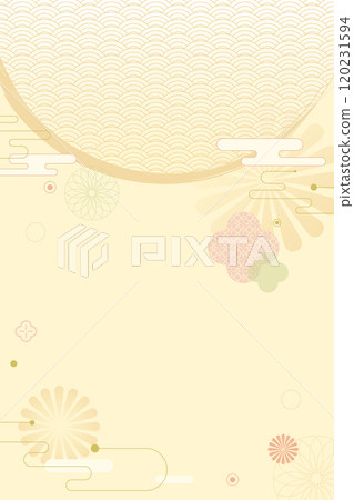 Chinese Japanese New Year vector background illustration vertical Chinese Japanese New Year vector background illustration vertical 120231594