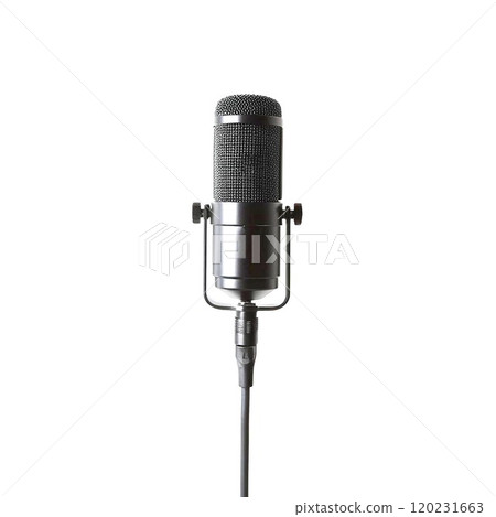 High-quality microphone for recording and broadcasting audio with professional clarity. High-quality microphone for recording and broadcasting audio with professional clarity. 120231663
