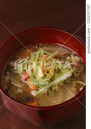 豬肉和蔬菜味噌湯 120231767