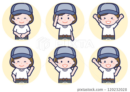 蔬果店女人姿勢 set_01 120232028