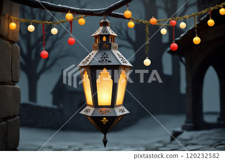 聖誕復古燈籠 120232582