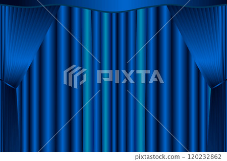 舞台佈幕 舞台佈幕 藍色 120232862