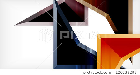 Abstract background color triangles and arrows composition. Vector Illustration For Wallpaper, Banner, Background, Card, Book Illustration, landing page Abstract background color triangles and arrows composition. Vector Illustration For Wallpaper, Banner, Background, Card, Book Illustration, landing page 120233295
