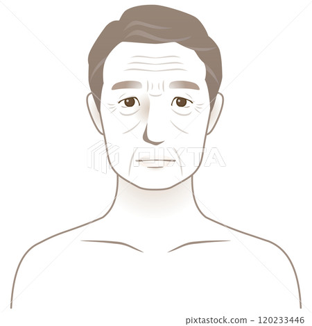 老人臉部美容衰老 120233446