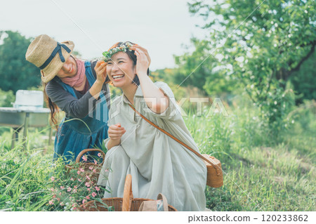 Flower picking activity 120233862