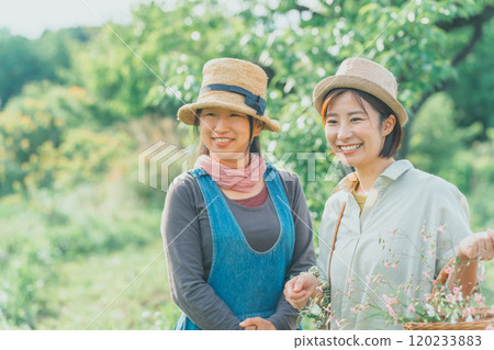 Flower picking 120233883
