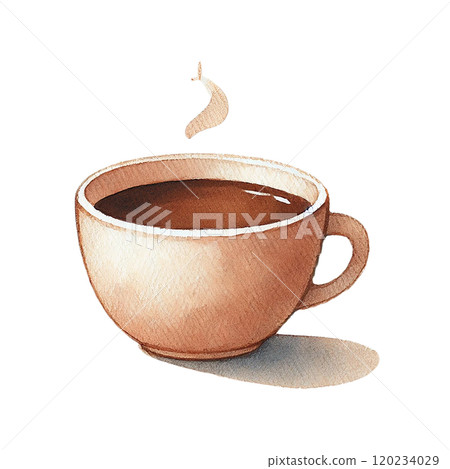 簡單的熱咖啡插畫素材,熱飲設計 簡單的熱咖啡插畫素材,熱飲設計 120234029