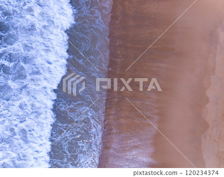 Beautiful sea in summer season seascape background ,Nature sea background 120234374