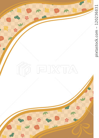 新年框架2米色垂直 120236831