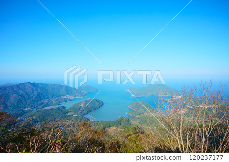 從青葉山頂眺望內浦灣 從青葉山頂眺望內浦灣 120237177