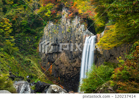 Naena Falls where the leaves start to turn red Naena Falls where the leaves start to turn red 120237414