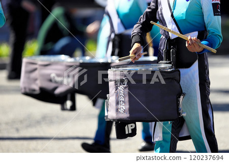 Marching band parade instruments 120237694