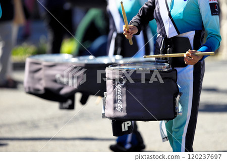 Marching band parade instruments 120237697