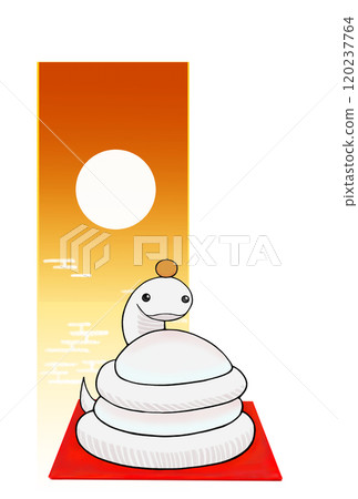 賀年片“蛇與鏡麻糬” 賀年片“蛇與鏡麻糬” 120237764