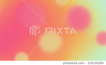 Fantastic light ball and orange and green gradient background 120238269