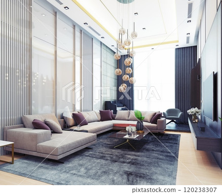 modern luxury interior design. 120238307