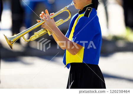 Marching band parade instruments 120238464