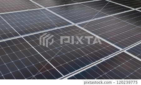Photovoltaic solar panel extreme close up. Close-up of modern photovoltaic solar battery panels. Solar panel, photovoltaic, alternative electricity source. Efficient ecological solar farm Photovoltaic solar panel extreme close up. Close-up of modern photovoltaic solar battery panels. Solar panel, photovoltaic, alternative electricity source. Efficient ecological solar farm 120239775
