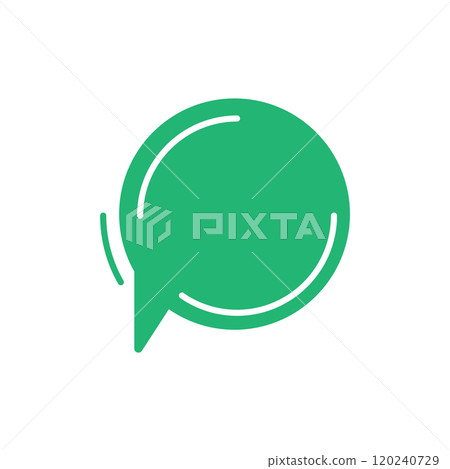 Bubble chat icon design template isolated illustration 120240729