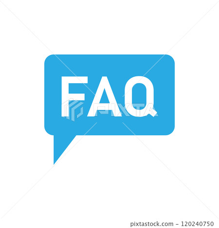 FAQ icon design template isolated illustration 120240750