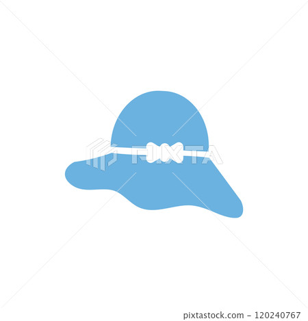 Woman hat icon logo design template isolated illustration Woman hat icon logo design template isolated illustration 120240767