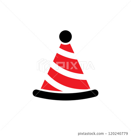 Party hat icon logo design template isolated illustration 120240779