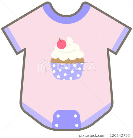 Kid Hand Drawn Cute and Colorful Baby Elements cherry cupcake romper Kid Hand Drawn Cute and Colorful Baby Elements cherry cupcake romper 120242793