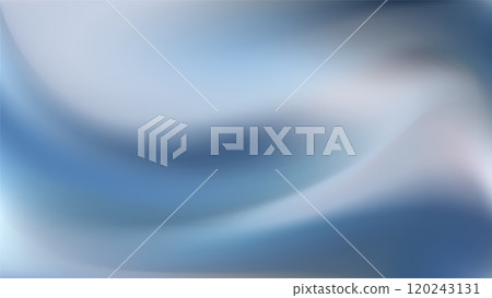 Soft holographic gradient background. Blue elegant curves 120243131