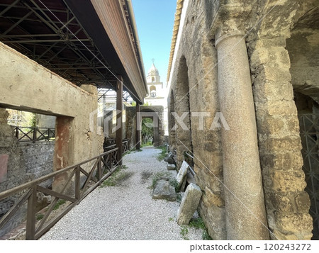 The Cimitile Church complex is a Paleochristian site in Caserta, Campania. 120243272