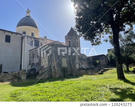 The Cimitile Church complex is a Paleochristian site in Caserta, Campania. 120243273