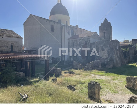 The Cimitile Church complex is a Paleochristian site in Caserta, Campania. The Cimitile Church complex is a Paleochristian site in Caserta, Campania. 120243297