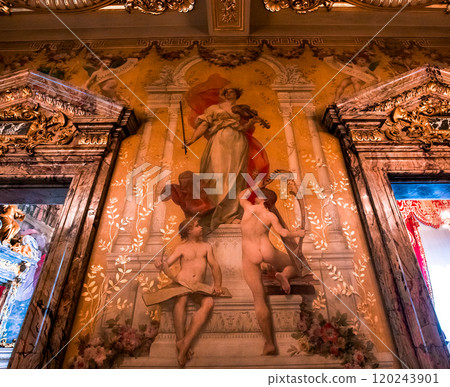 Opera comique of Paris, interiors and details Opera comique of Paris, interiors and details 120243901