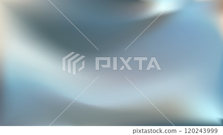 Soft holographic gradient background. Blue grey elegant curves 120243999