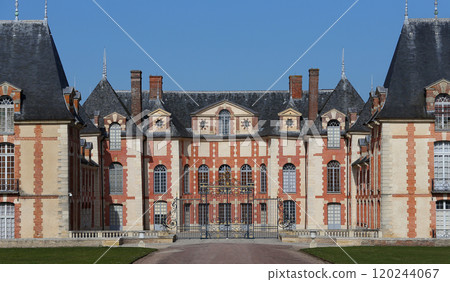 exteriors and park of Grosbois castle, Boissy saint leger, France exteriors and park of Grosbois castle, Boissy saint leger, France 120244067