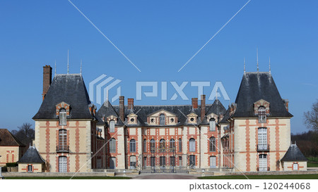 exteriors and park of Grosbois castle, Boissy saint leger, France exteriors and park of Grosbois castle, Boissy saint leger, France 120244068
