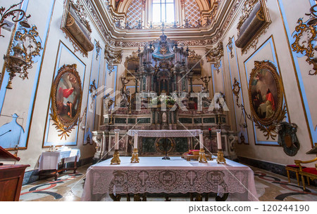 San Placido church, Catania, sicily, Italy San Placido church, Catania, sicily, Italy 120244190