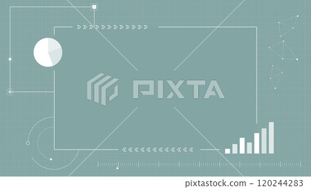 以圖形、圖表和商業圖像建立插圖 120244283