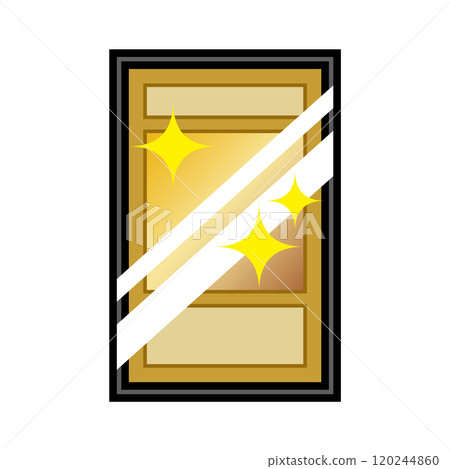 Trading card Image of a glitter card in a sleeve 120244860