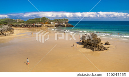 Urban Beach of Celorio, Las Camaras Beach, Palombina Beach, Celorio, Llanes, Spain Urban Beach of Celorio, Las Camaras Beach, Palombina Beach, Celorio, Llanes, Spain 120245265