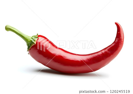 Red Chili Pepper isolated on white. 120245519