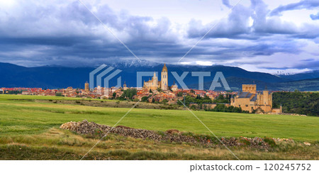 Panoramic View, Segovia, Spain 120245752